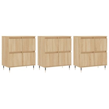 Сайдборди, 3 бр, сонома дъб,инженерно дърво