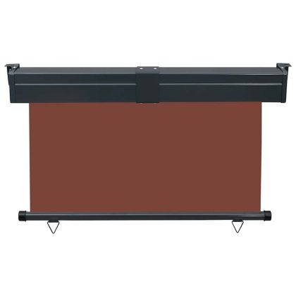 Вертикална тента за балкон, 125x250 см, кафява