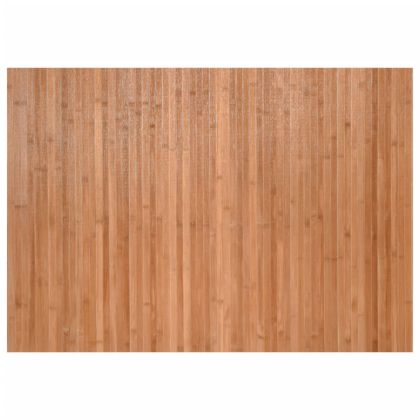 Килим, правоъгълен, натурален, 70x200 см, бамбук