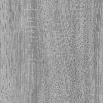 Комплект мебели за баня от 4 части сив сонома инженерно дърво