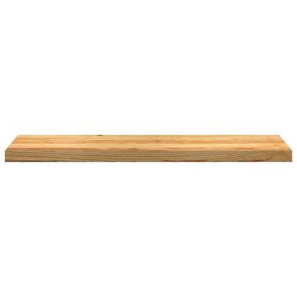 Стълбищни стъпала, 8 бр, светлокафяви, 100x25x2 см, дъб масив