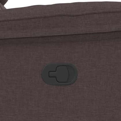 Наклоняем стол, тъмнокафяв, текстил