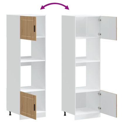 Шкафове за фурна 2 бр Porto, дъб артизан, инженерно дърво