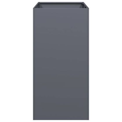 Кашпа, антрацит, 40x80x80 см, стомана