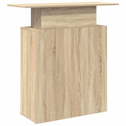 Рецепционно бюро, дъб сонома, 100x40x104 см, инженерно дърво