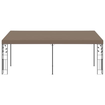 Шатра за стенен монтаж, 6x3x2,5 м, таупе