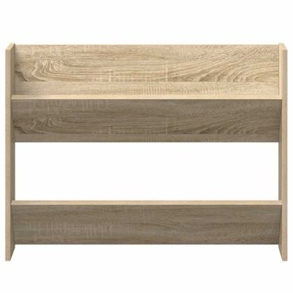 Стенни шкафове за обувки, 2 бр, дъб сонома, 80x18x60 см, ПДЧ