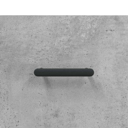 Висок шкаф, бетонно сив, 69,5x34x180 см, инженерно дърво