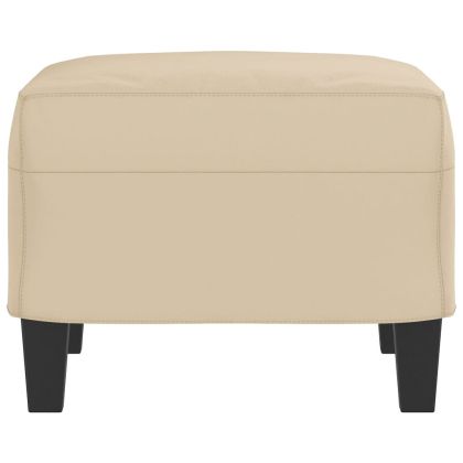 Табуретка, кремава, 60x50x41 см, плат микрофибър