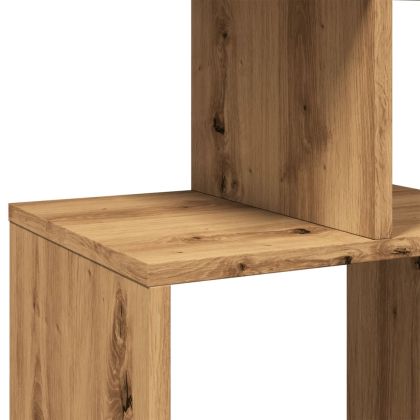 Библиотека, дъб артизан, 92x29x188 см, инженерно дърво