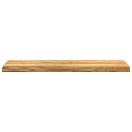 Стълбищни стъпала, 8 бр, светлокафяви, 100x30x2 см, дъб масив