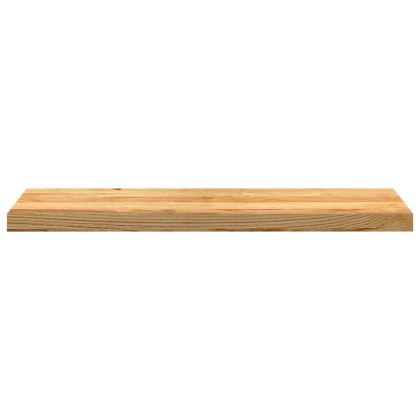 Стълбищни стъпала, 2 бр, светлокафяви, 90x25x2 см, дъб масив