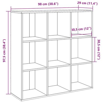 Шкаф за книги Artisan Oak 98x29x97,5 cm