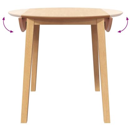 трапезна маса естествено масивно дърво гума