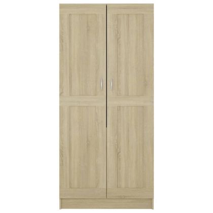 Гардероб, дъб сонома, 82,5x51,5x180 см, инженерно дърво