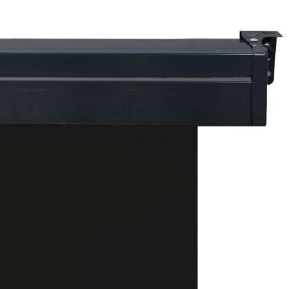 Вертикална тента за балкон, 125x250 см, черна