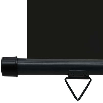 Вертикална тента за балкон, 125x250 см, черна