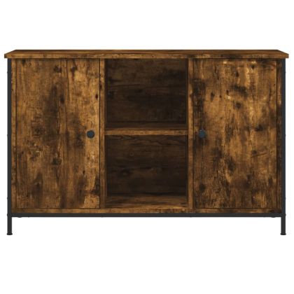 ТB шкаф, опушен дъб, 100x35x65 см, инженерно дърво