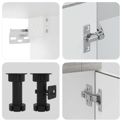 Комплект кухненски шкафове от 11 части Porto, инженерно дърво