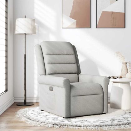 Recliner Chair Cloud Grey Fabric