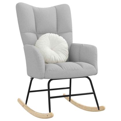 люлеещ се стол Cloud Grey Fabric