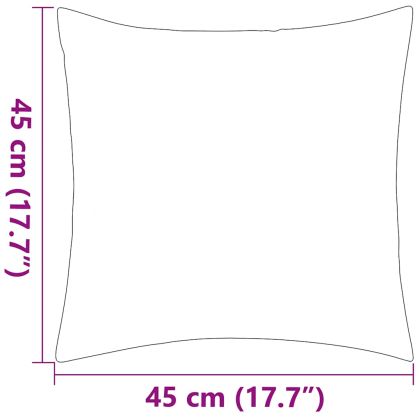 Градински възглавници, 4 бр, 45x45 см, сиви