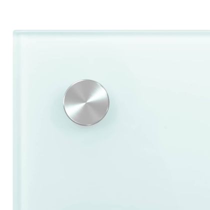 Кухненски гръб, бял, 70x60 см, закалено стъкло