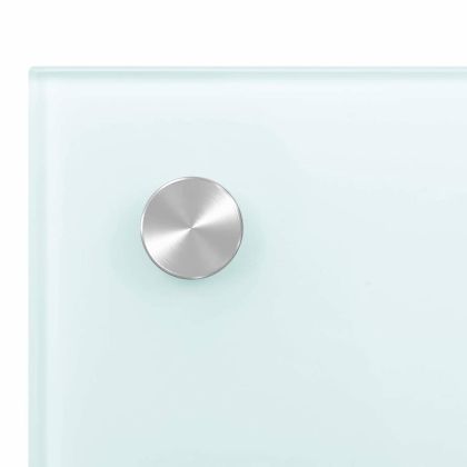 Кухненски гръб, бял, 80x40 см, закалено стъкло