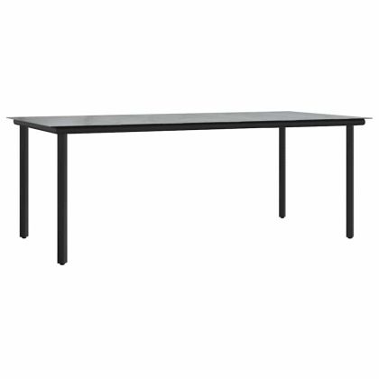 Комплект за хранене в градината 7 pcs Светлосиво полиратан