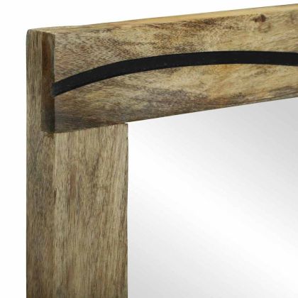 Комплект мебели за баня с рафт 2 pcs Кафяво Инженерно дърво