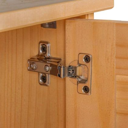 Комплект мебели за баня с рафт VIGO 2 pcs Кафяв и меден кафяв