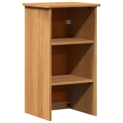 Комплект мебели за баня с рафт VIGO 2 pcs Кафяв и меден кафяв