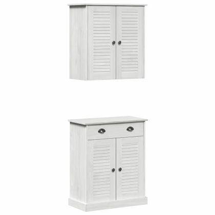 Комплект мебели за баня VIGO 2 pcs Бяло и антикварно бяло