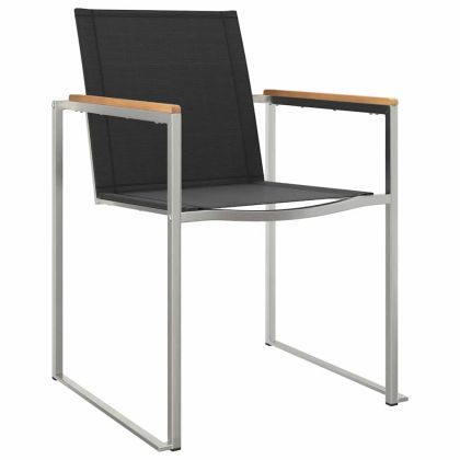 Комплект за хранене в градината 3 pcs Солидно тиково дърво