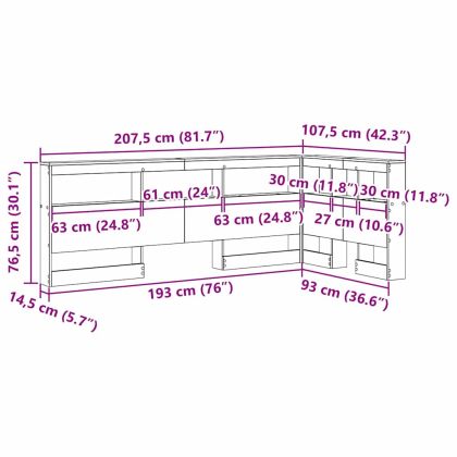 Табла за съхранение с рафт с таблото Бяло 90 cm Инженерно дърво