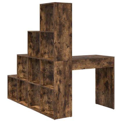 Ъглово бюро с рафт Димян дъб 101,5 x 149,5 x 149,5 см