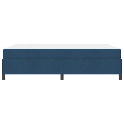 Легло с пружинирана основа Синьо 160 x 200 cm текстил