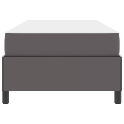 Рамка за легло с матрак Сив 90 x 190 cm текстил