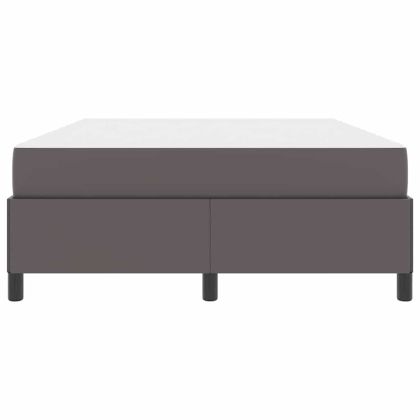 Рамка за легло с матрак Сив 140 x 200 cm текстил