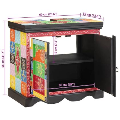 Шкаф за мивка Кафяво 60 x 35 x 55 см Солидно мангово дърво