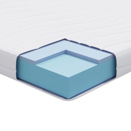 Матрак Бяло 140 x 190 cm Жакардова материя