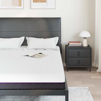 Матрак Бяло и сиво 140 x 200 cm Жакардова материя