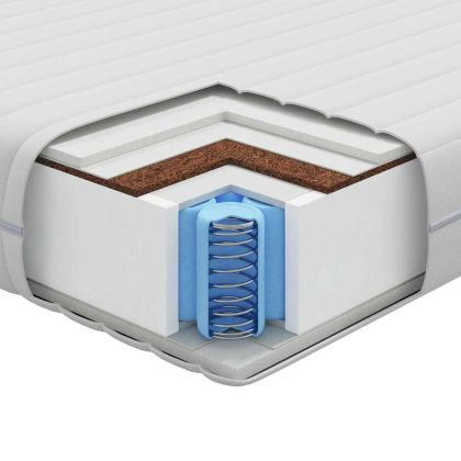 Матрак Бяло 70 x 200 cm Калъфче