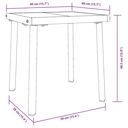 Шезлонг 2 pcs Черен и кафяв полиратан