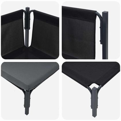 Мебели за открито Антрацит 80 x 80 x 71 cm Стомана