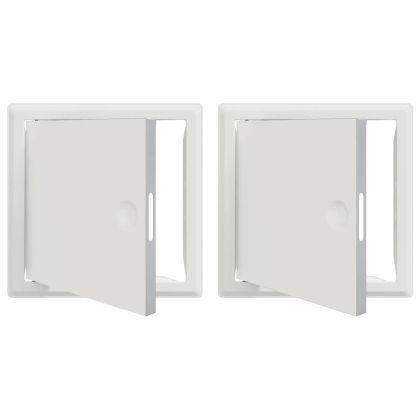 Достъпен панел 2 pcs Бяло 23 x 23 x 3 см Стомана