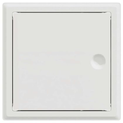 Достъпен панел 2 pcs Бяло 23 x 23 x 3 см Стомана