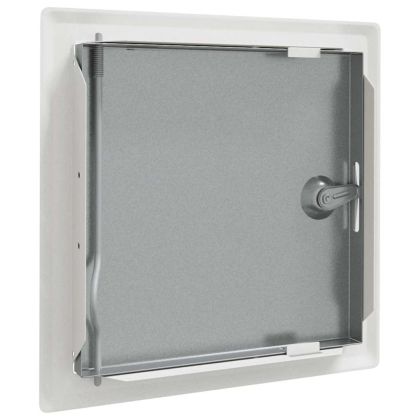 Достъпен панел 2 pcs Бяло 23 x 23 x 3 см Стомана