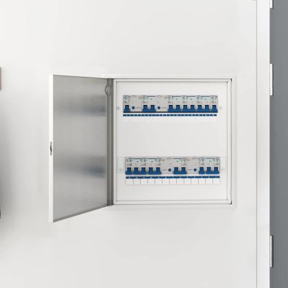 Достъпен панел Бяло 53 x 53 x 3 см Стомана