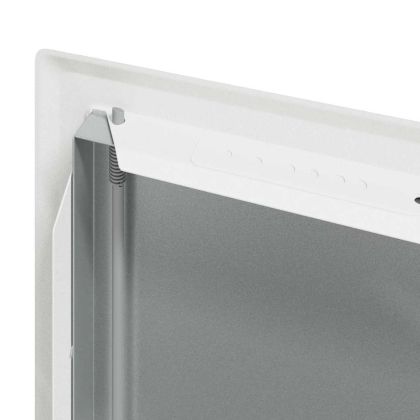 Достъпен панел Бяло 53 x 53 x 3 см Стомана